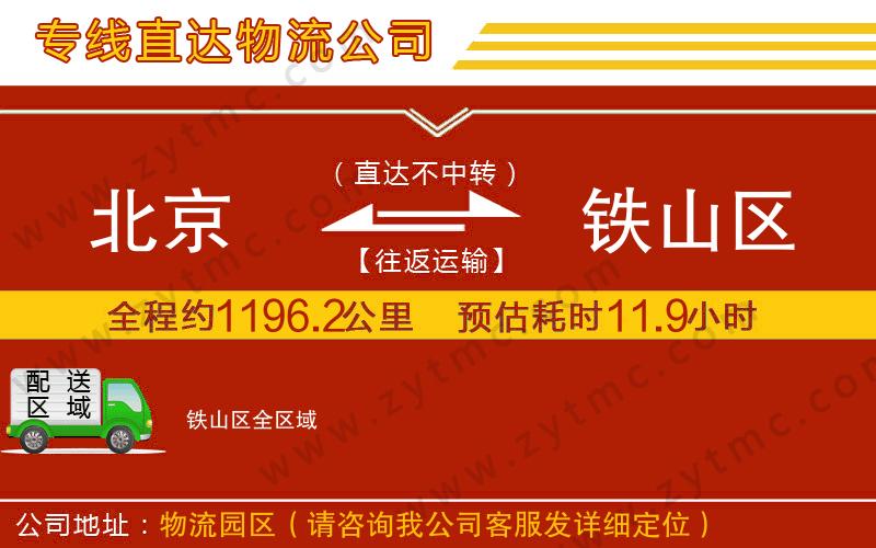 北京到鐵山區(qū)物流專(zhuān)線