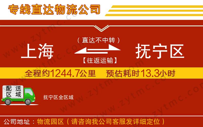 上海到撫寧區(qū)物流專線